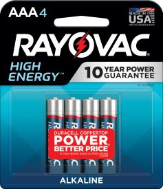 Rayovac&reg; High Energy Alkaline Batteries